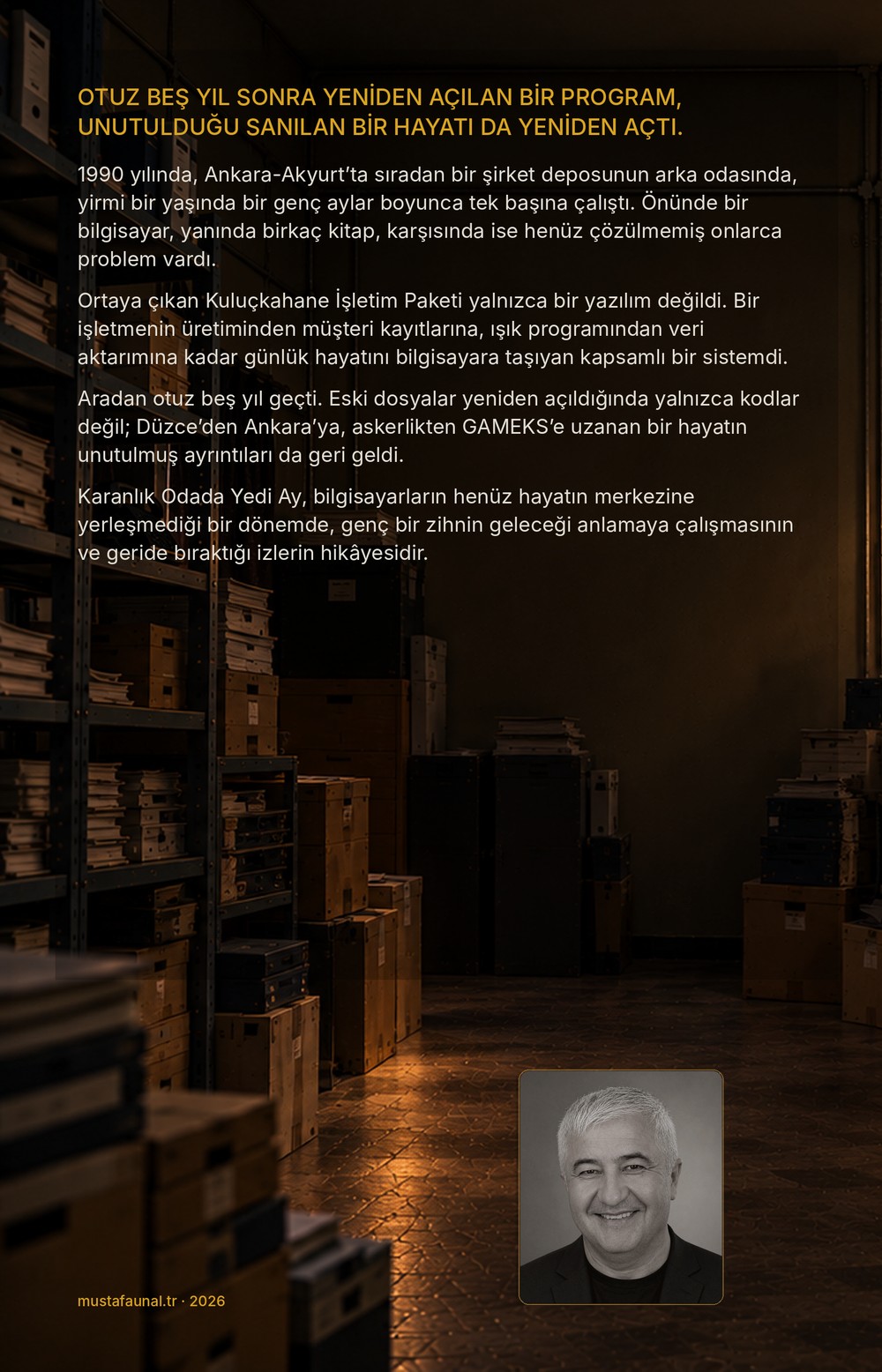 Karanlık Odada Yedi Ay arka kapağı